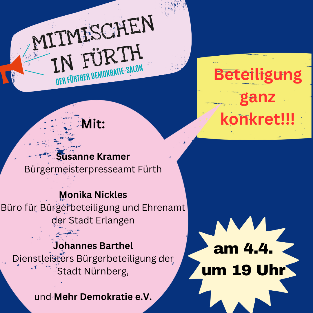 4.4. Mitentscheiden ganz konkret! Demokratiesalon