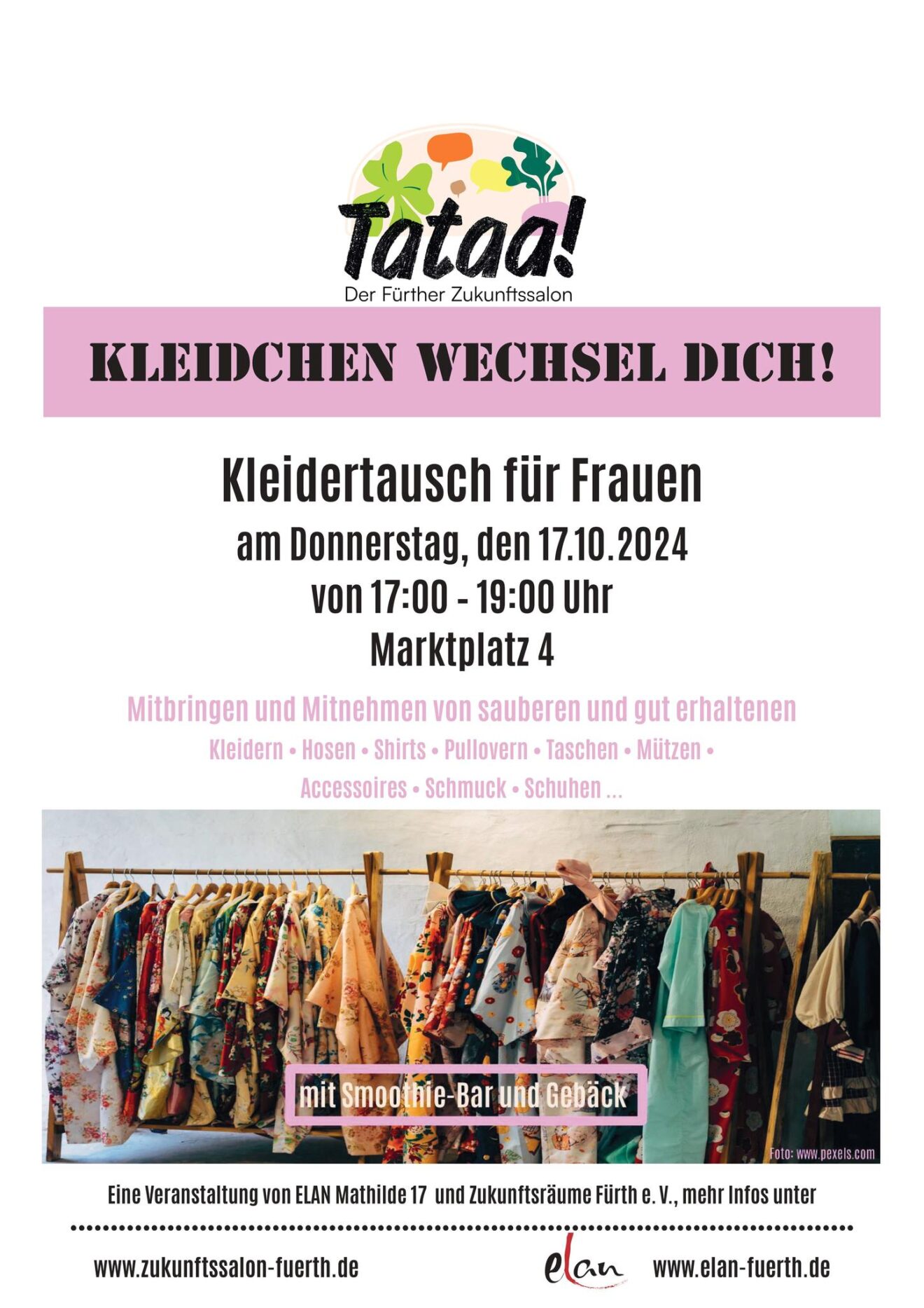 17.10. Kleidertausch M17 und Zukunftsräume