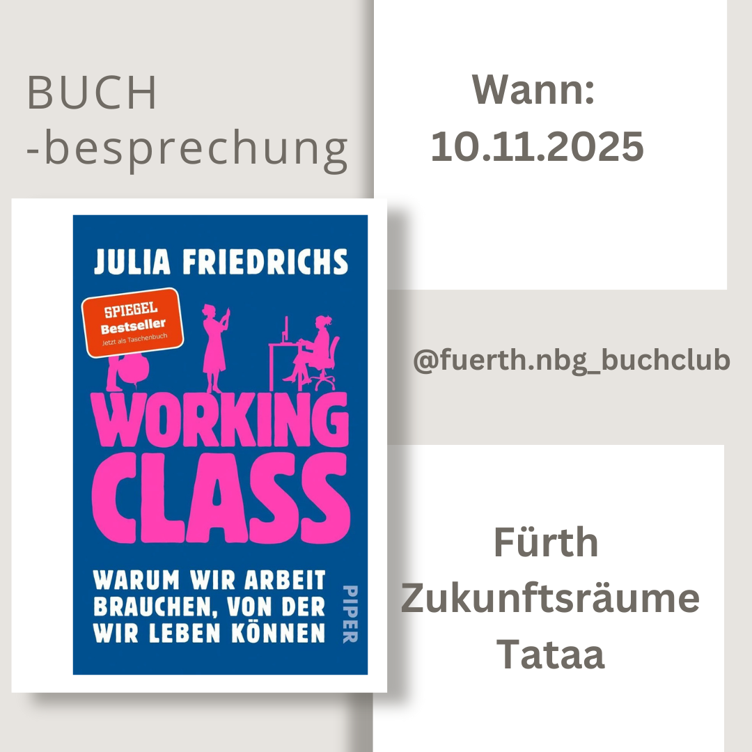 10.11. Buchclub mit ＂Working Class - Warum wir Arbeit brauchen, von der wir leben können＂